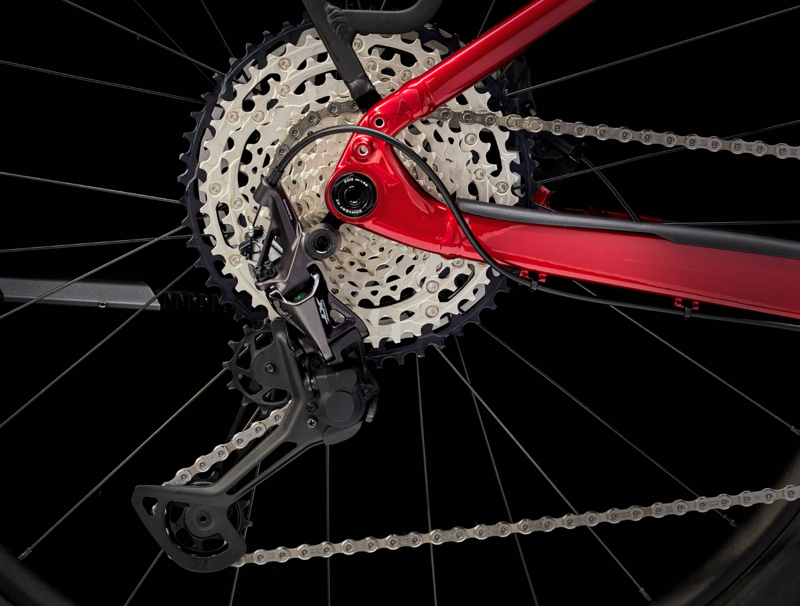 Trek Powerfly Sport 7 EQ 2 Electric Mountain Bike 2023 in Crimson/Lithium Grey-5